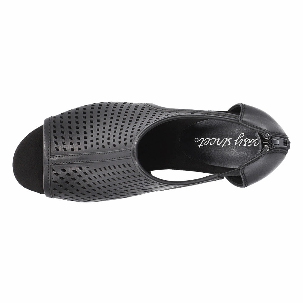 sunny - weather Minimalist Design Aesthetic Amiri Cut Out Block Heel Sandals