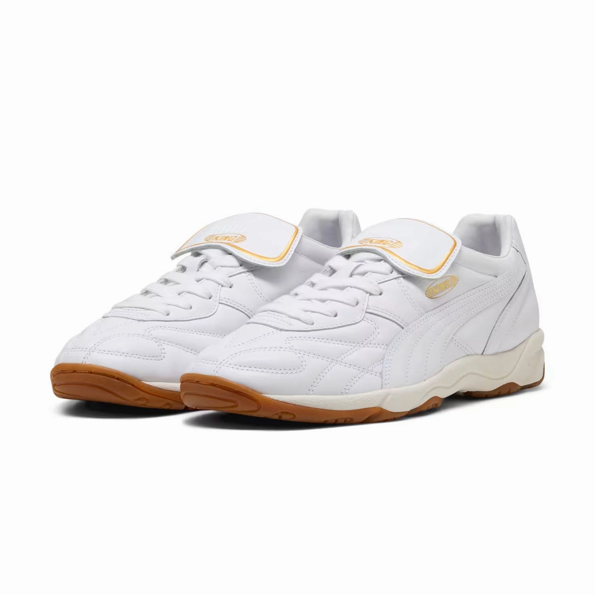 King Indoor 'Puma White Frosted Ivory' school shoes Orthopedic Rocker Sole