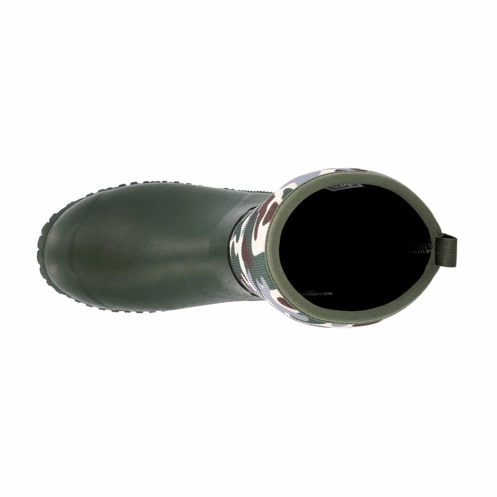 mid - top Muckster II Mid Camo Round Toe Pull On Boots