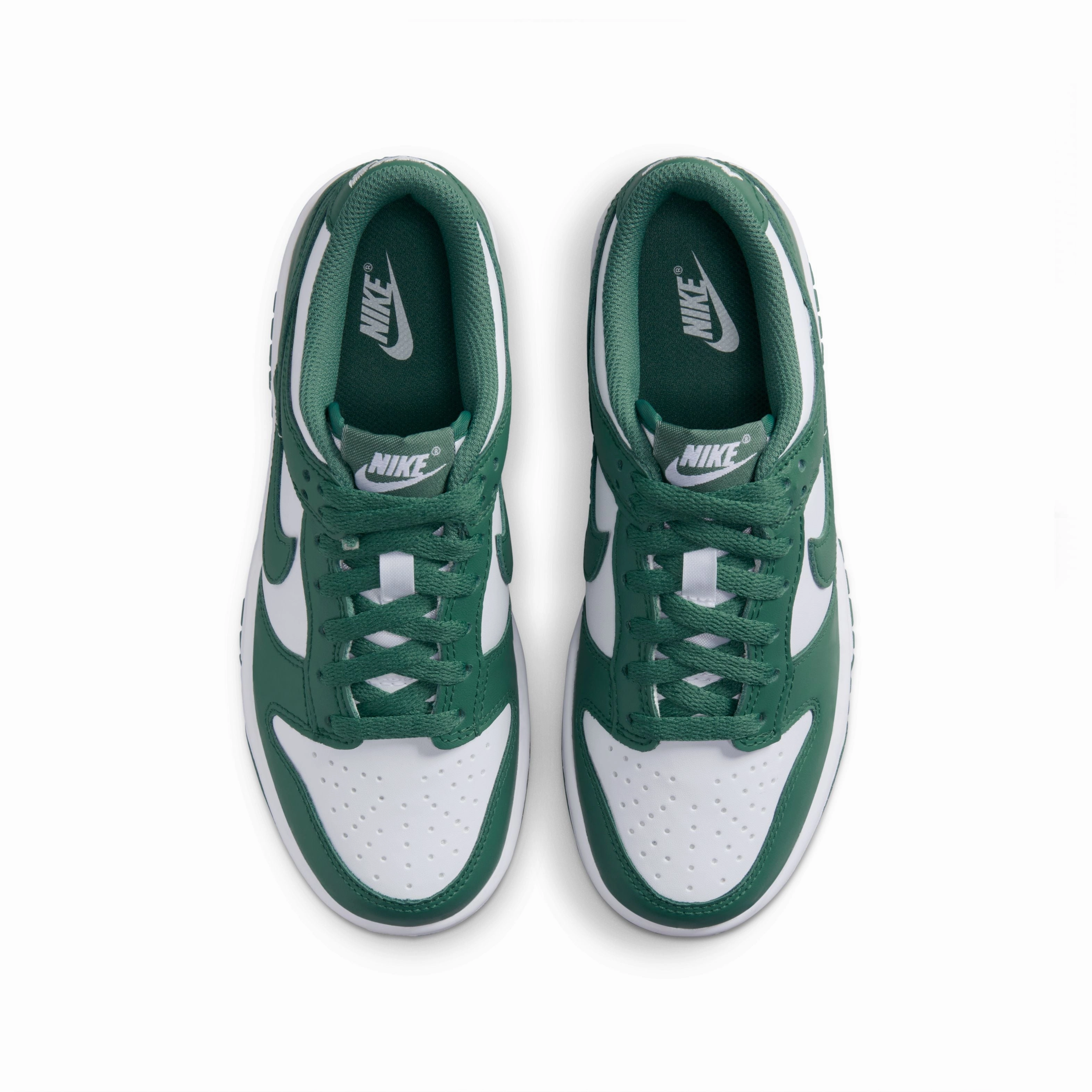 Cushioned lining All-day breathability Kids Dunk Low 'Spruce Green'