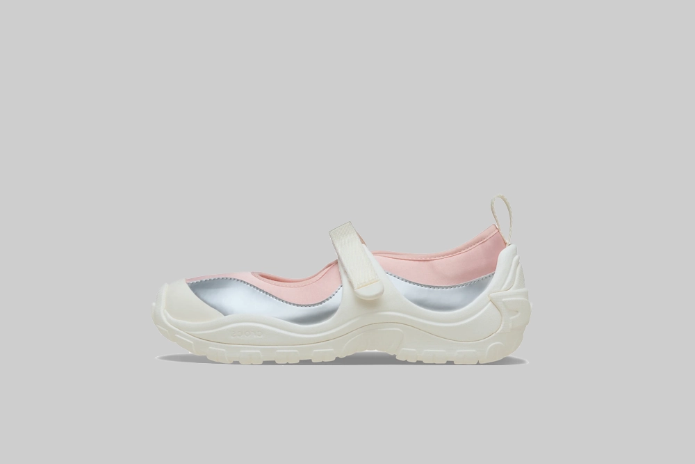 Women's Crocs Terre Ballet Core 'Pink and Chalk' Travel Shoes Mule Design