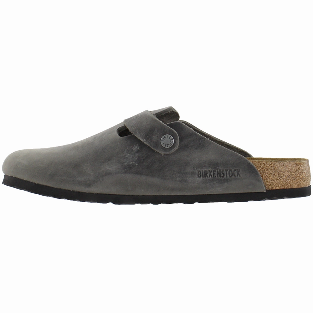 Comfort Ready Sandals Boston Soft Footbed Oiled Leather Clogs