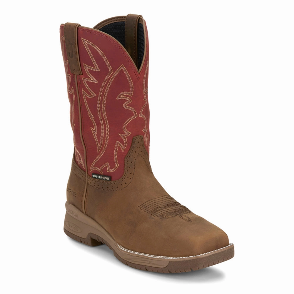 Nitread 11 Inch Waterproof Nano Composite Toe Work Boots Industrial Strength