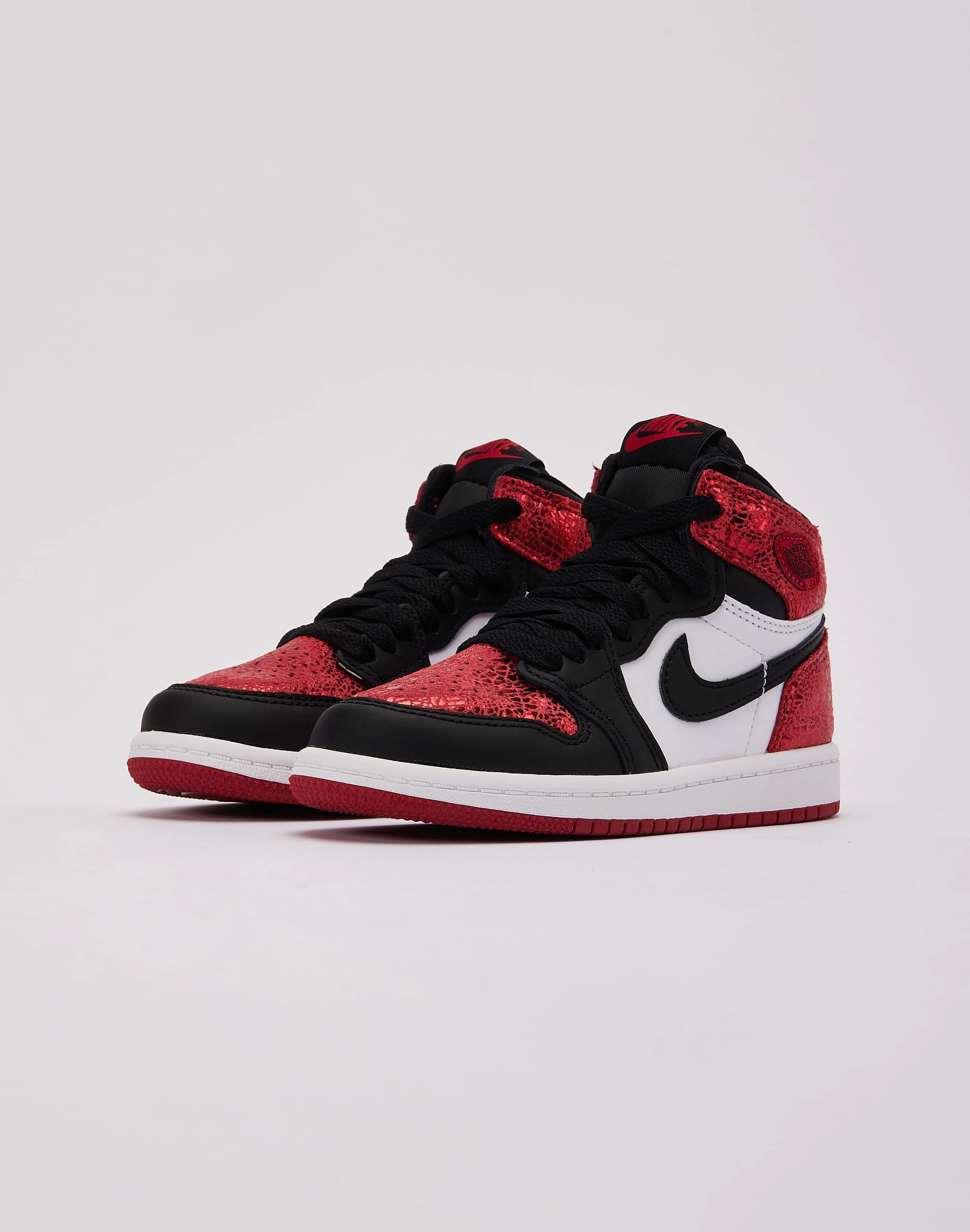 Jordan Air Jordan 1 Retro High OG 'Ruby' Pre-School Breathable mesh
