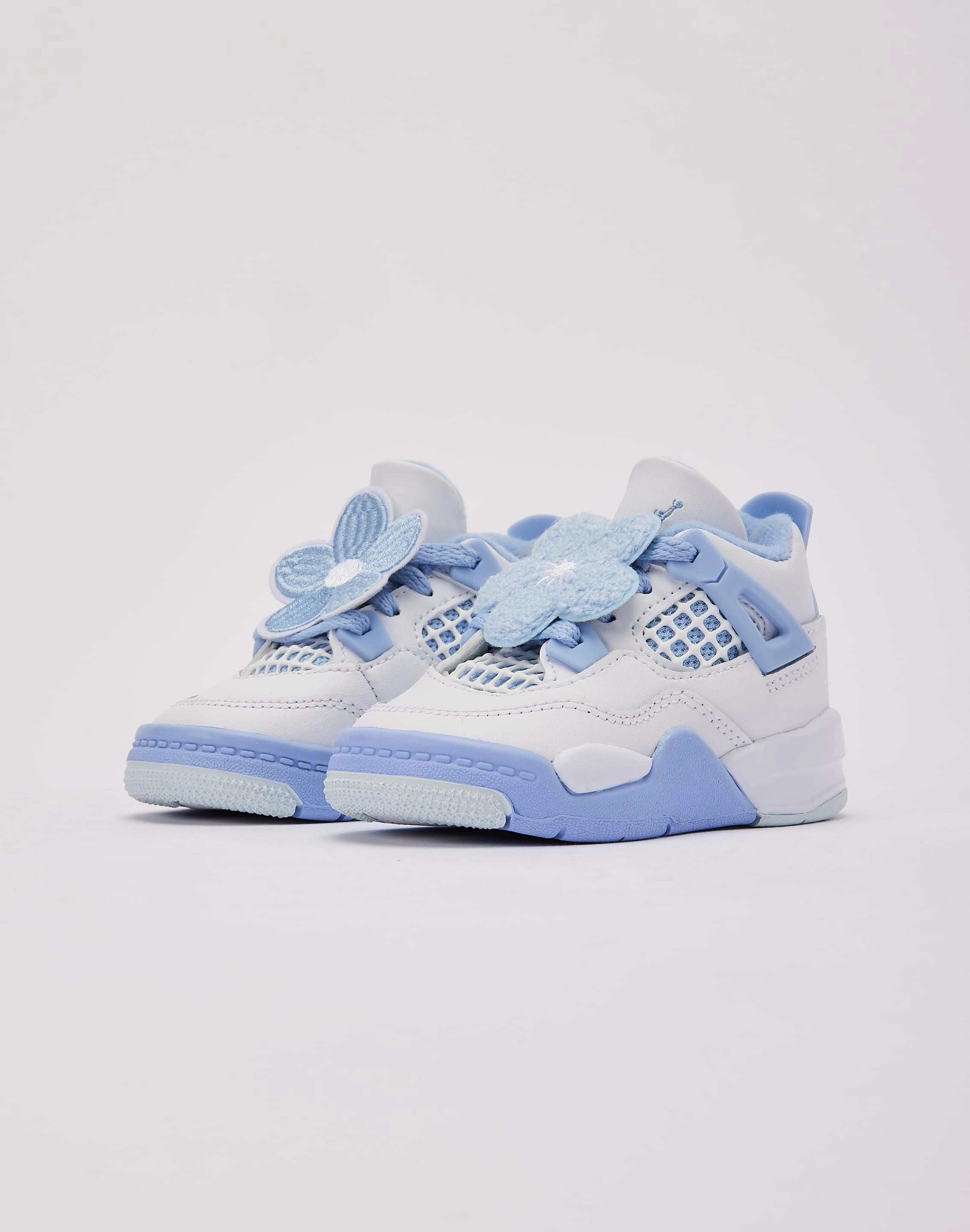 Gusseted Tongue Design Jordan Air Jordan 4 Retro 'Aluminum' Toddler