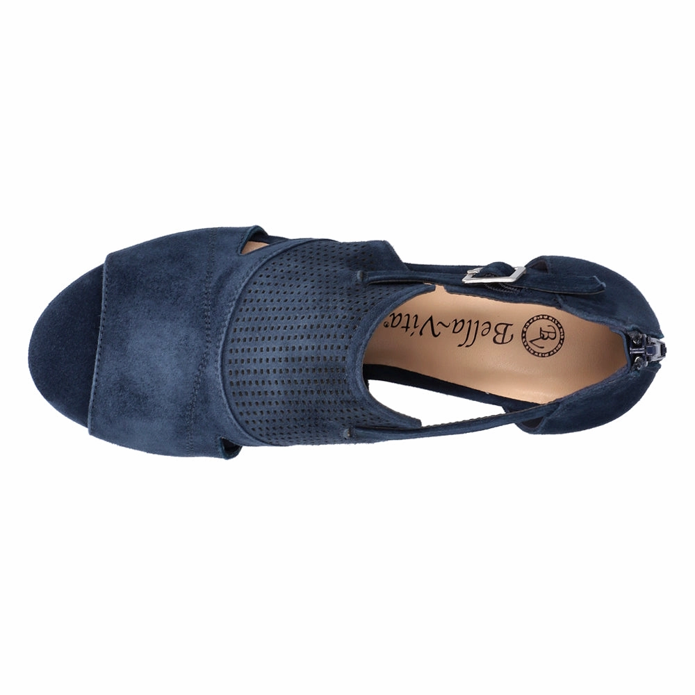 Cushioned Footbed Illiana Cut-Out Block Heeled Sandals