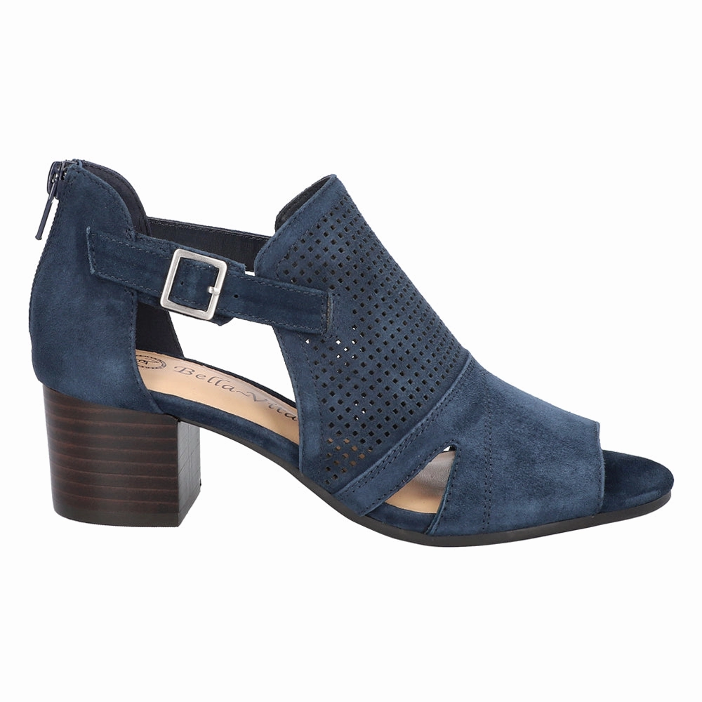 Zero Drop Platform Illiana Cut-Out Block Heeled Sandals