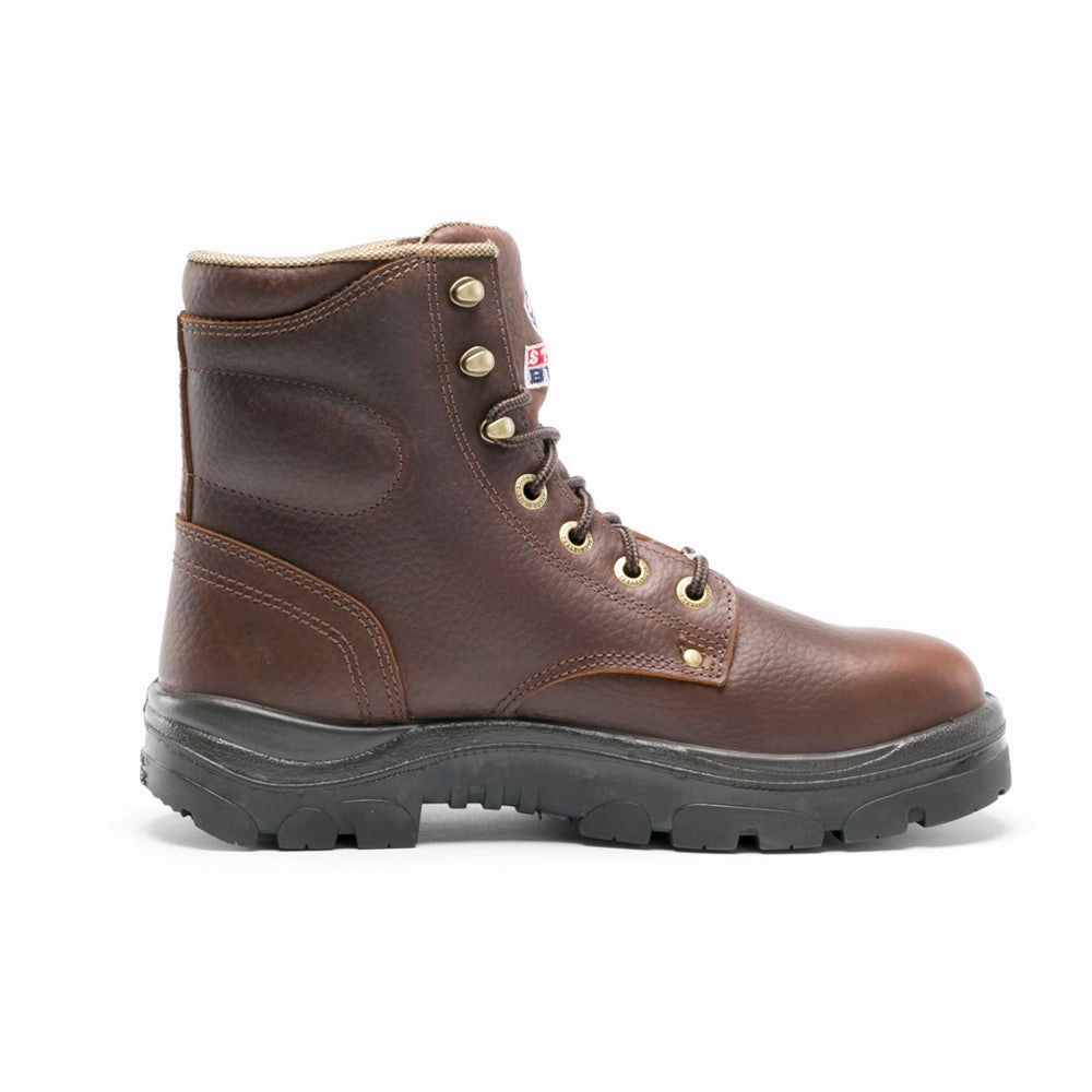 Long Wear Support Argyle 6 Inch Waterproof Wide Soft Toe Work Boots