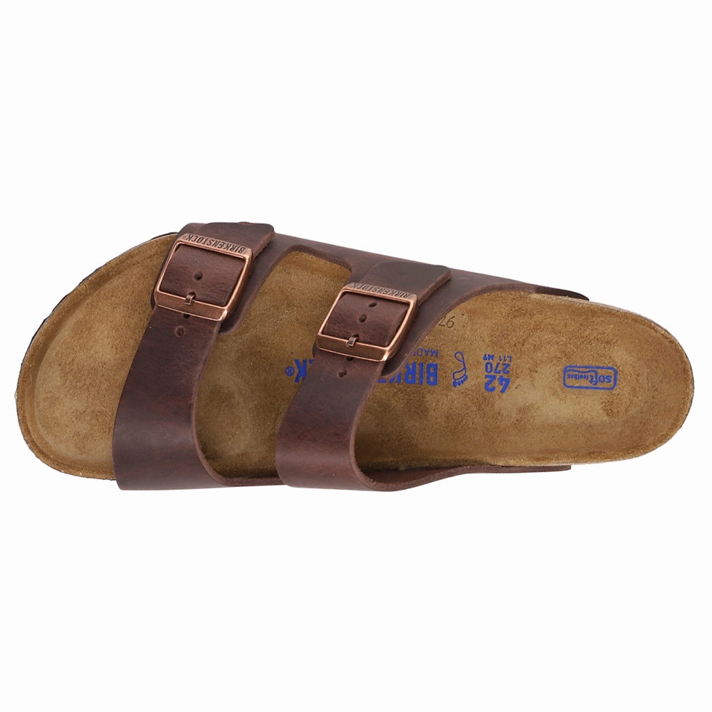 Arizona Soft Footbed Oiled Leather Sandals Versatile Adventure Shoes