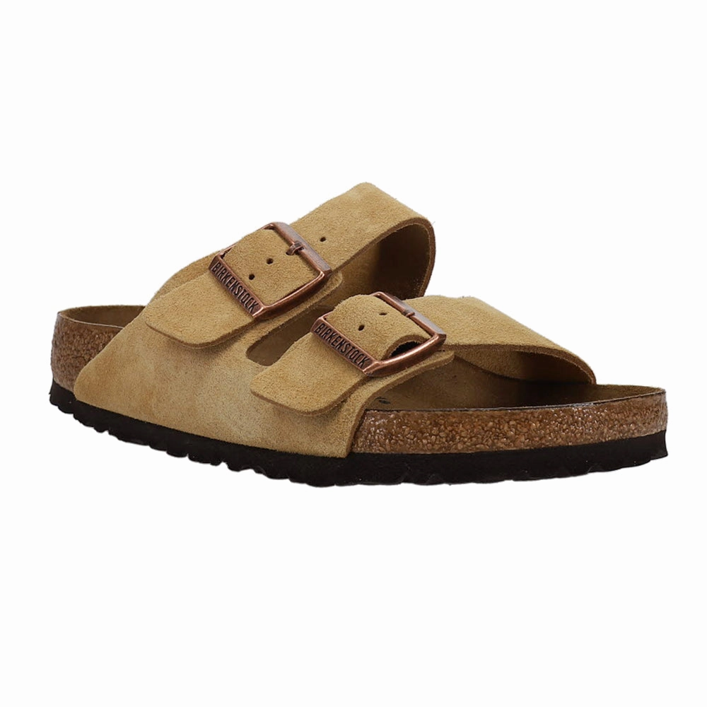 Arizona Suede Leather Sandals Gentle Lifestyle Sandals Minimal Comfort Sandals