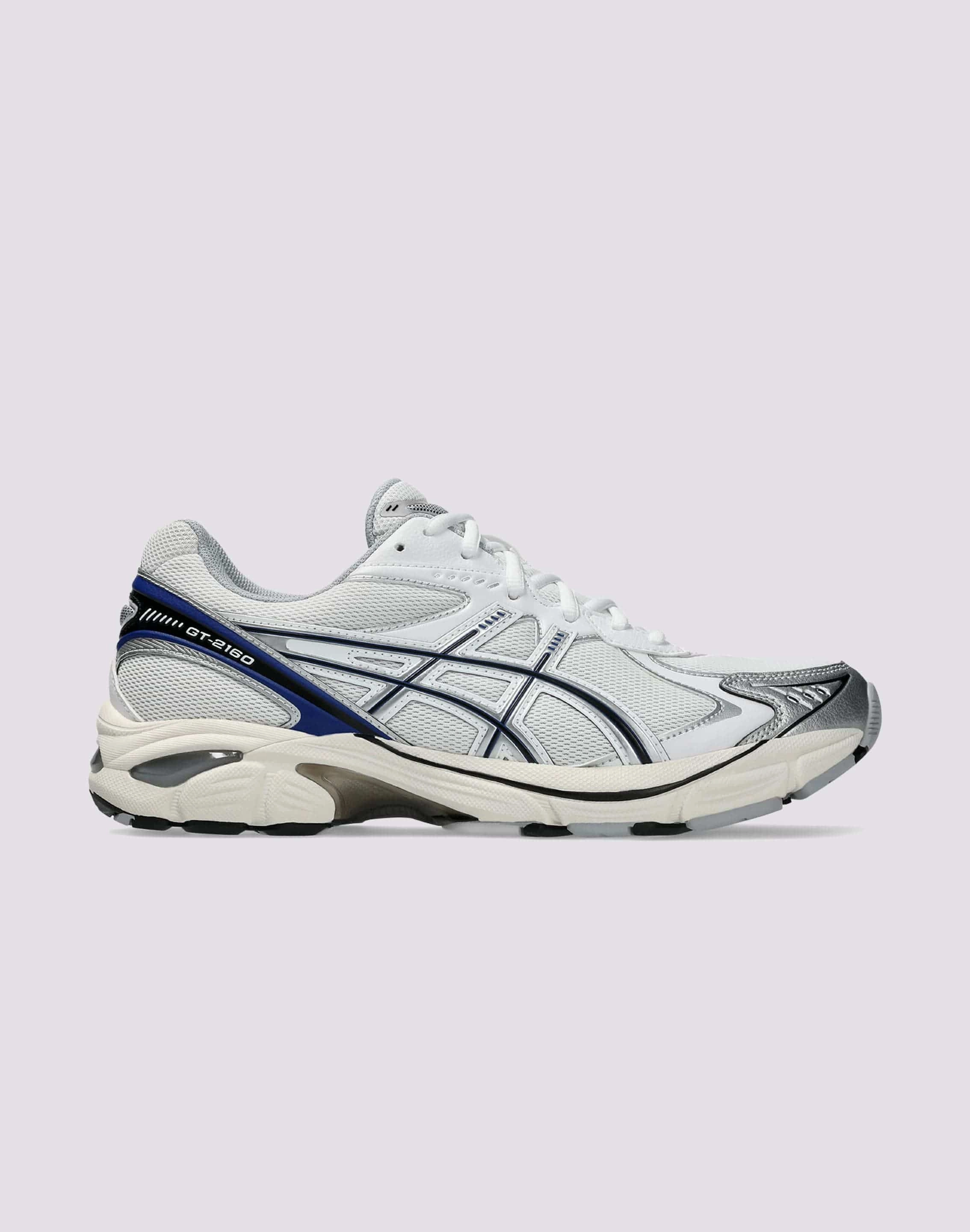 Asics GT-2160 WHITE/BLUE High Traction Outsole Shock Dispersion Layer