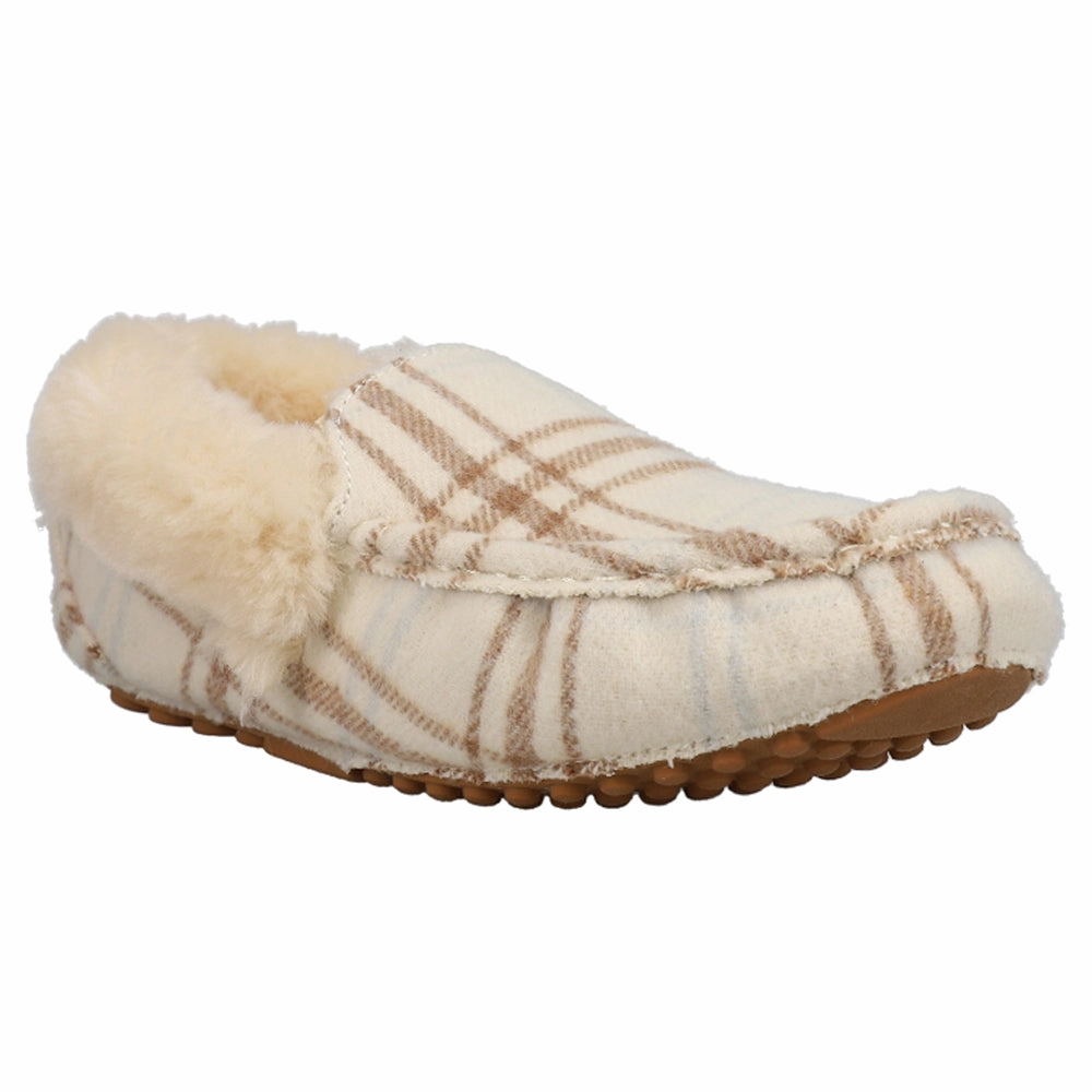 Aussie Plaid Moccasins Flexible Tread Pattern combat boots