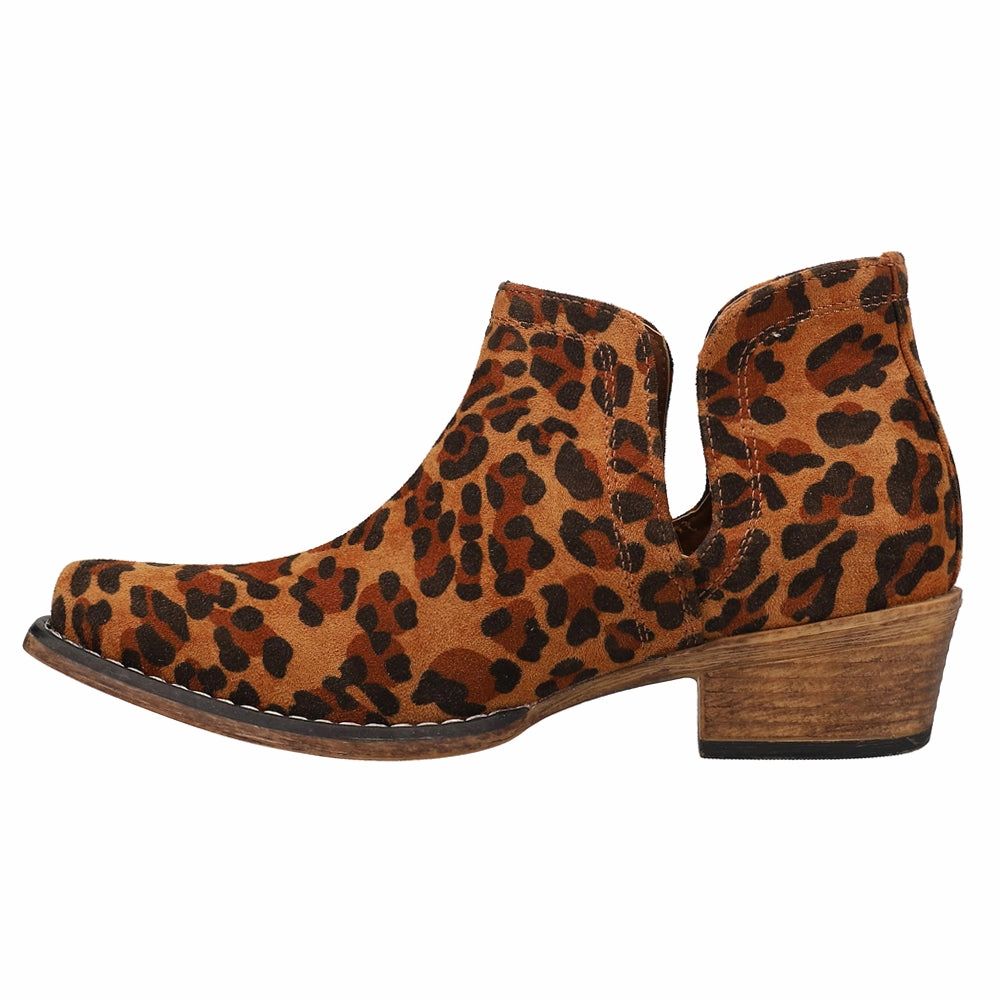 Ava Leopard Snip Toe Cowboy Booties avid cyclists' accessories Anatomical shape