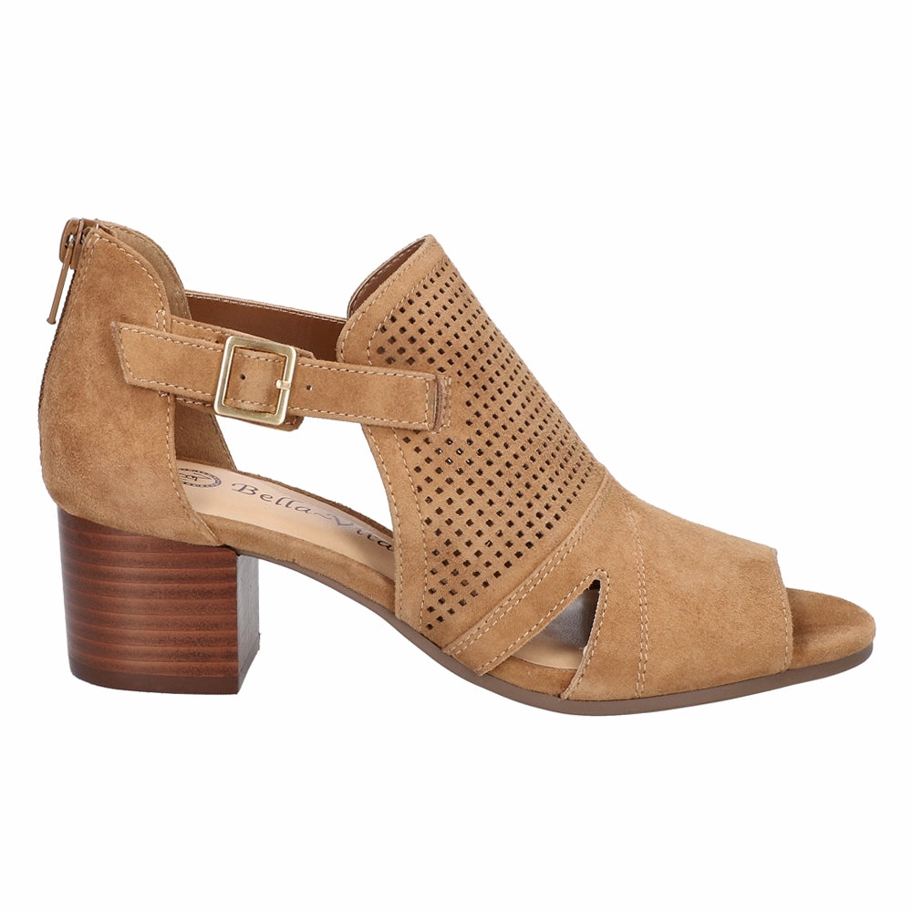Cushioned Comfort Illiana Cut-Out Block Heeled Sandals