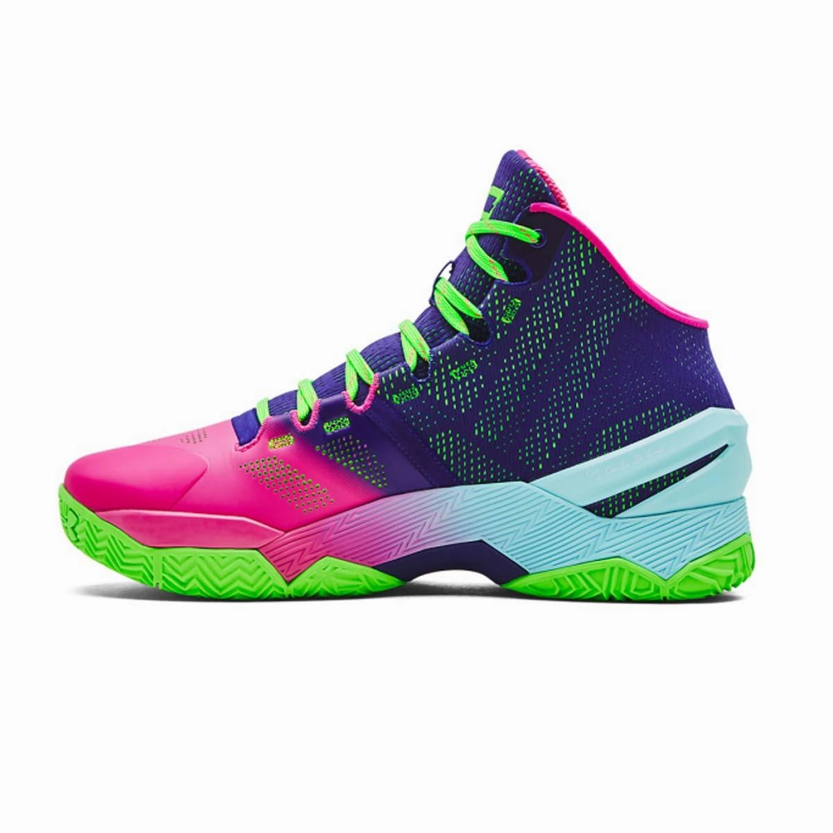 Anti Static Midsole Sustainable Manufacturing Process Curry 2 'Northern Lights'