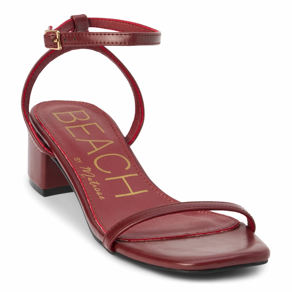 Belle Block Heel Ankle Strap Sandals stylish men's options Retro-inspired cushioning