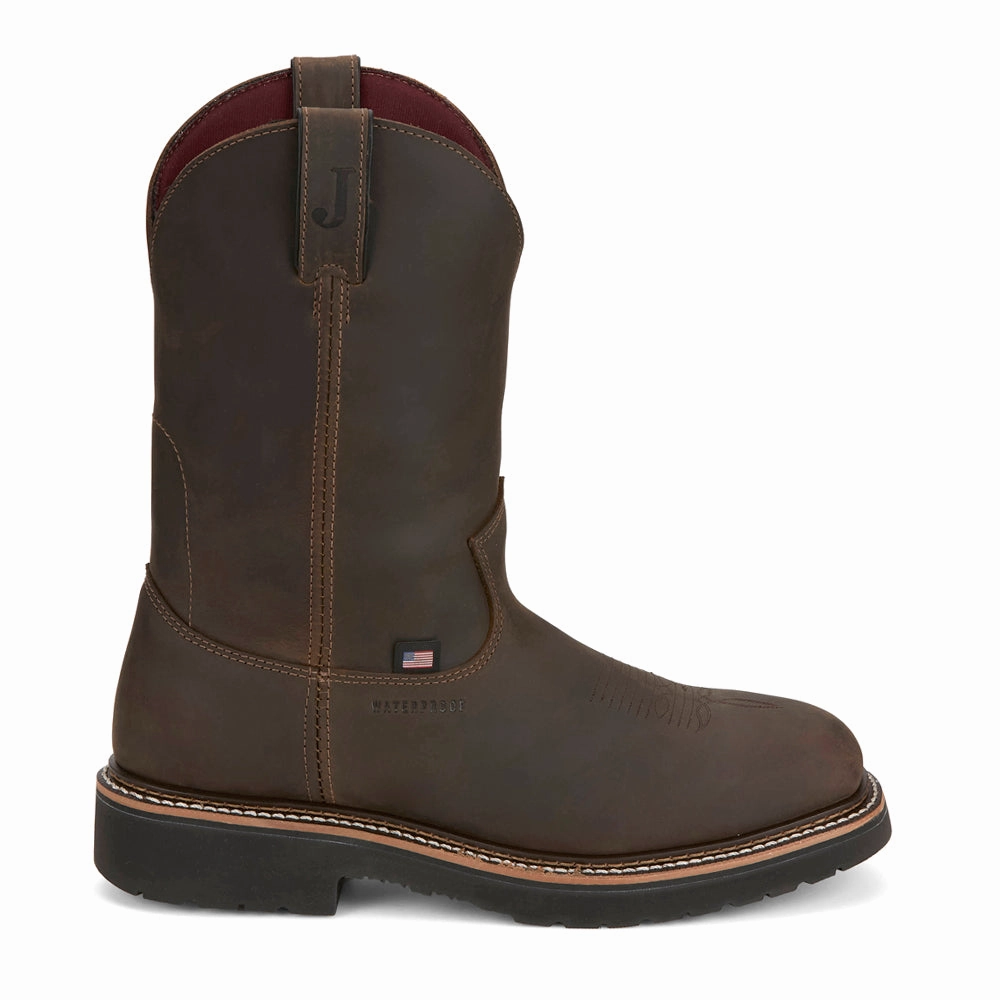 Outdoor Walk Billings 11 Inch Waterproof Steel Toe Work Boots