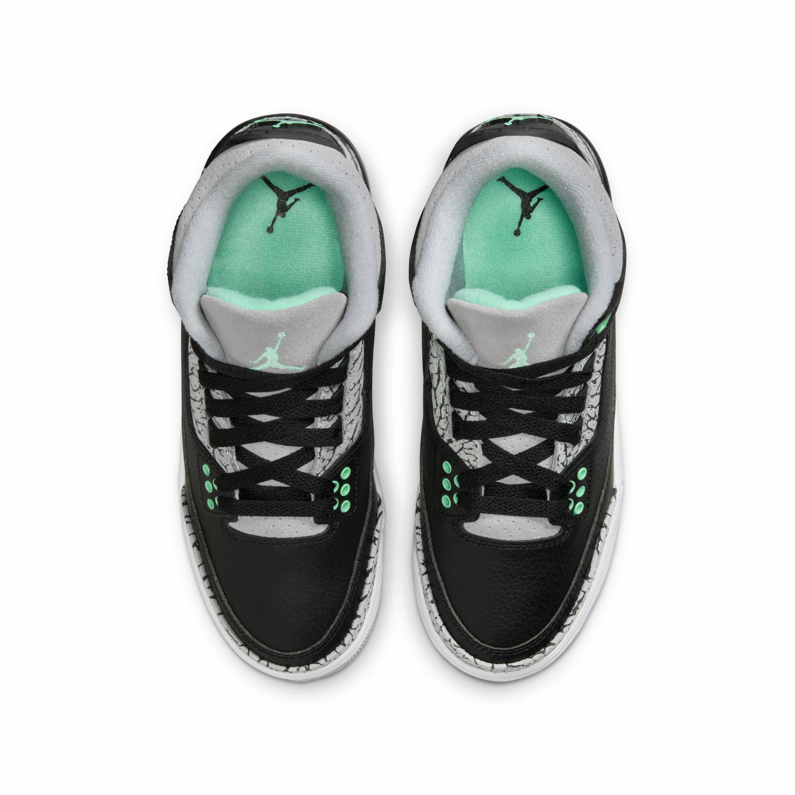 Torsional Rigidity Kids Air Jordan 3 Retro 'Green Glow'