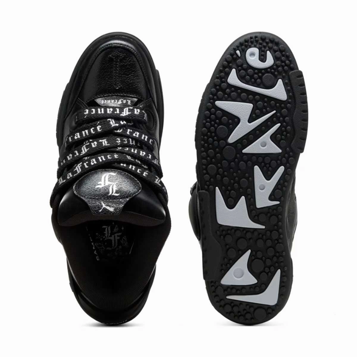   LAMELO BALL LaFranc?? Black Written in Chrome 'PUMA Black Silver Mist' Shock Dispersing Outsole
