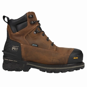 Work Boots Ready Supportive Fit Boondock HD 6 Inch Waterproof Composite Toe Work Boots