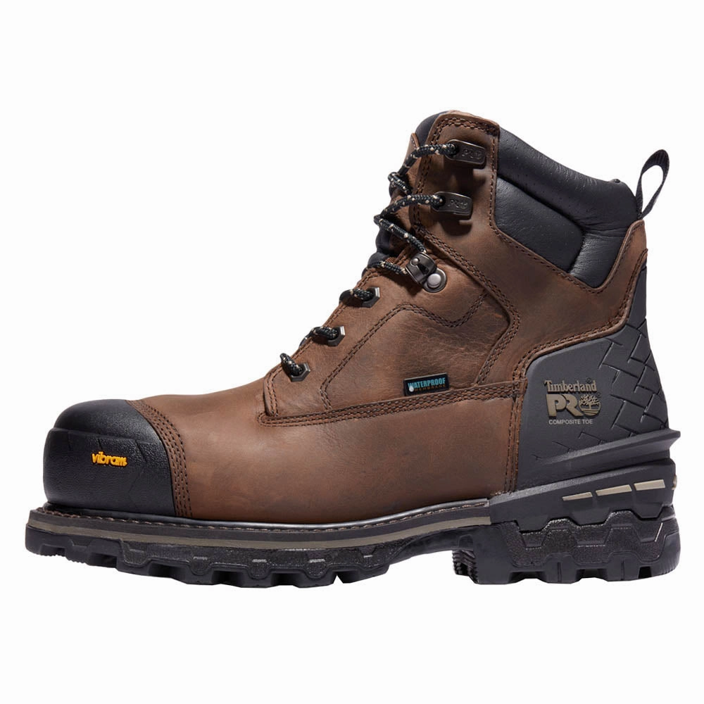 Boondock HD 6 Inch Waterproof Composite Toe Work Boots Heavy Duty Cushion