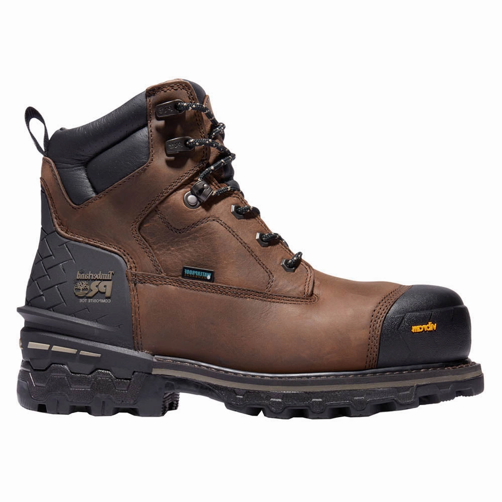 Boondock HD 6 Inch Waterproof Composite Toe Work Boots Rugged Guard Shoes All Day Comfort Footwear