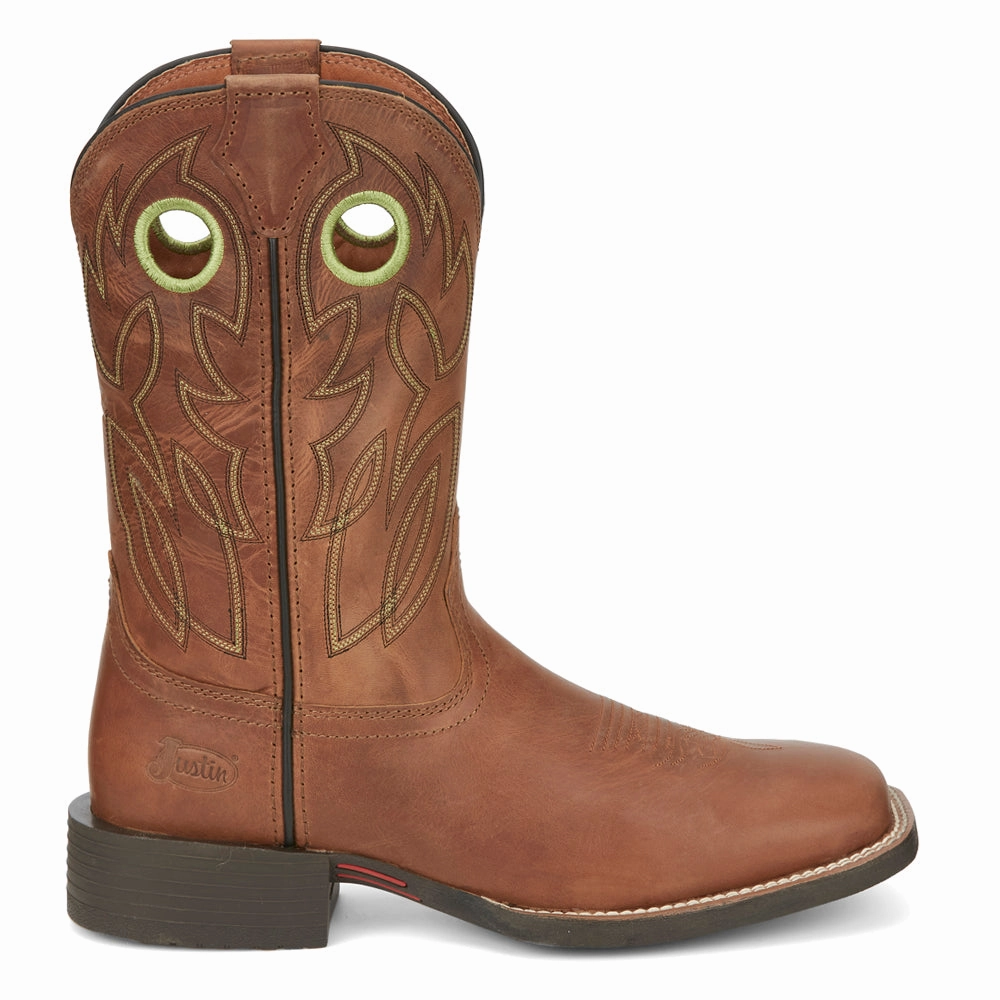 Bowline 11 Inch Square Toe Cowboy Boots Heavy-Duty Build
