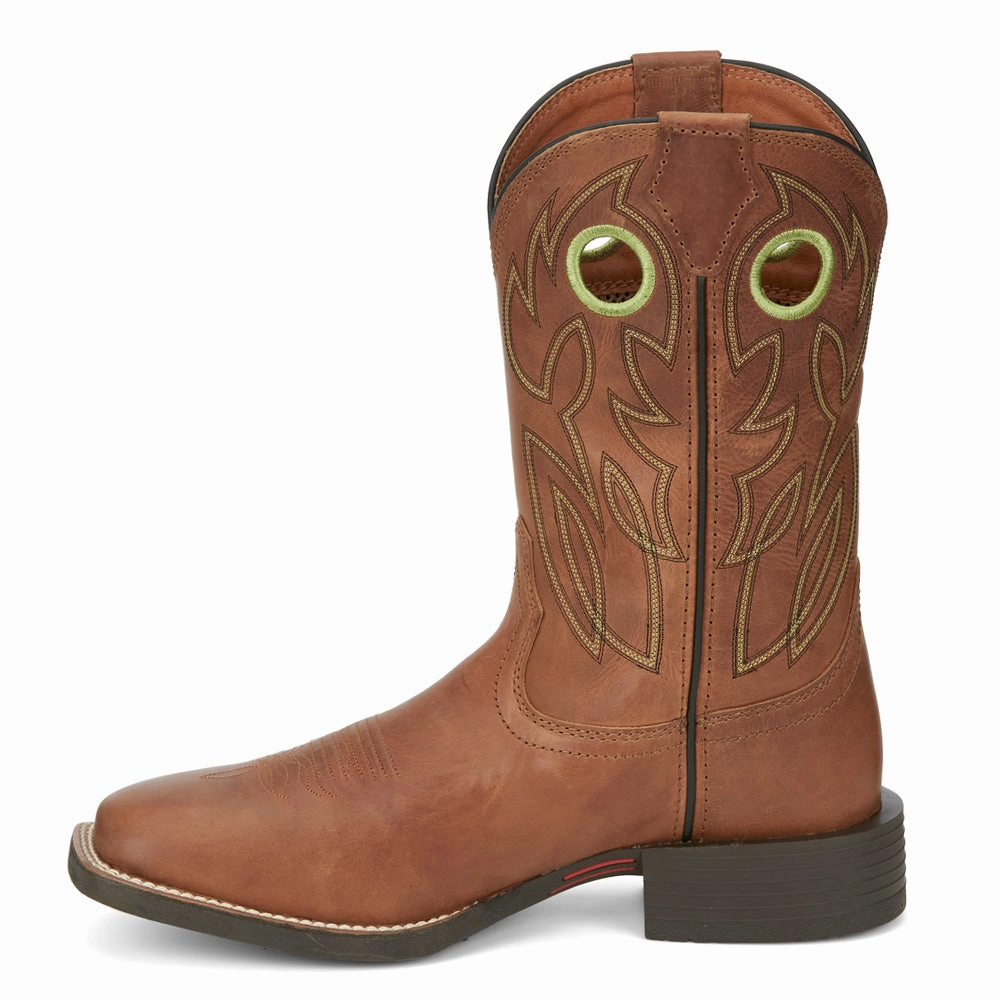 Bowline 11 Inch Square Toe Cowboy Boots Canvas Lite