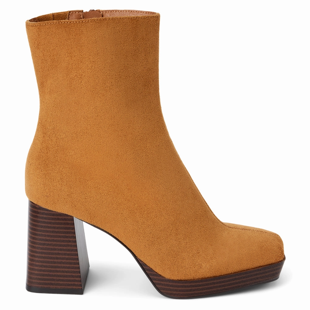 Duke Square Toe Platform Zippered Boots wonderful spring - style