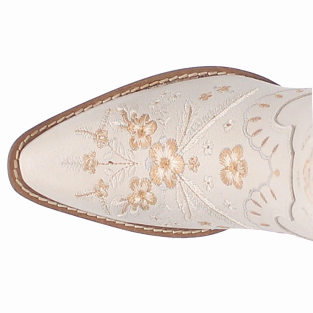 Full Bloom Floral Round Toe Cowboy Boots Abrasion Resistant Fabric cyclists - specific benefits