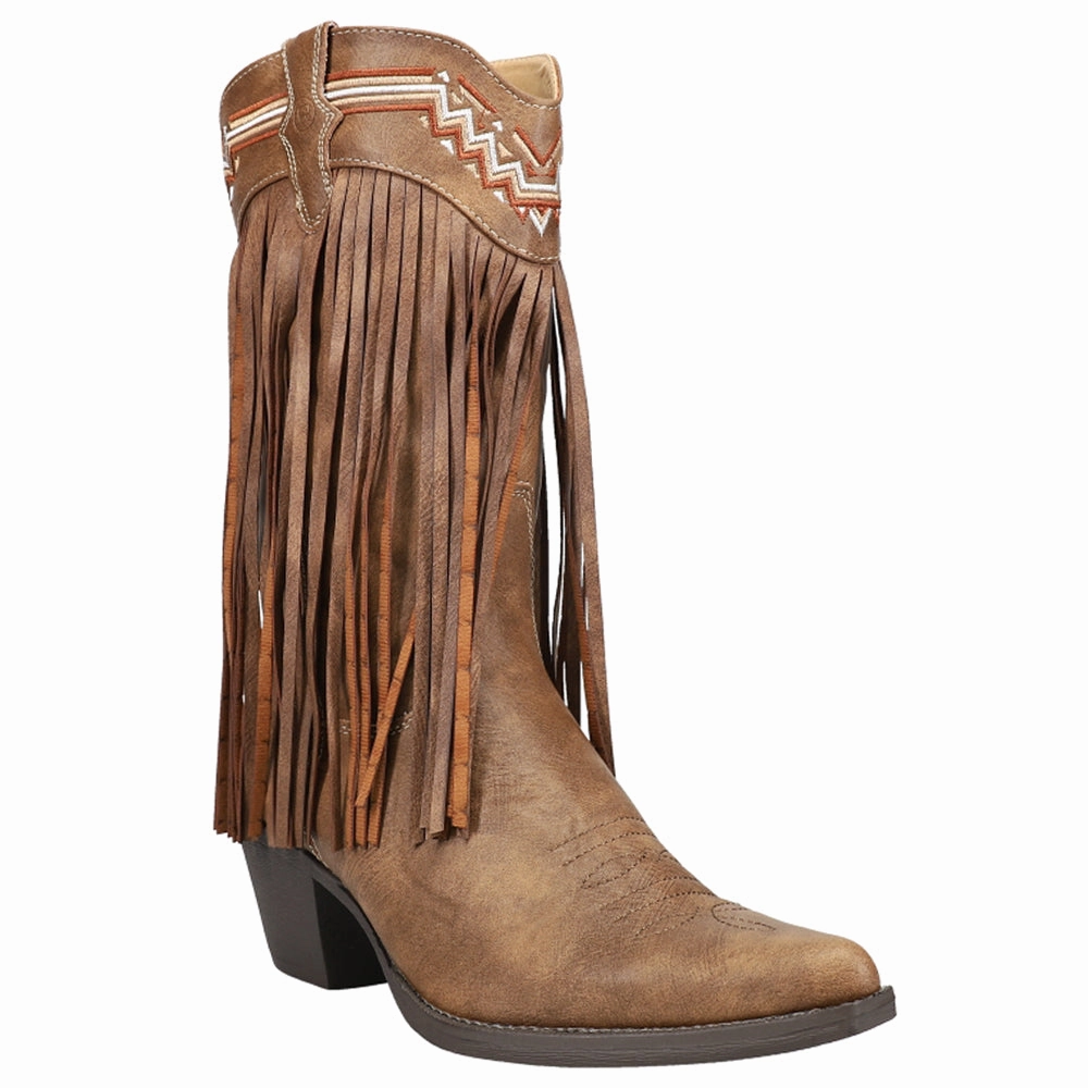 Fringes Snip Toe Cowboy Boots Compact priceless