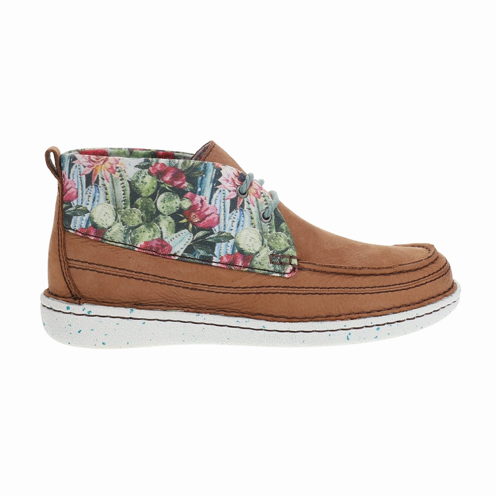 Shock Absorbing Rough Terrain Stable Support Active Nomad Breezy Floral Moc Toe Chukka Booties