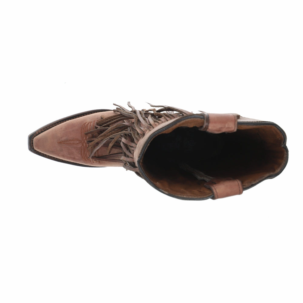 Brick Fringe Snip Toe Pull On Cowboy Boots kids'