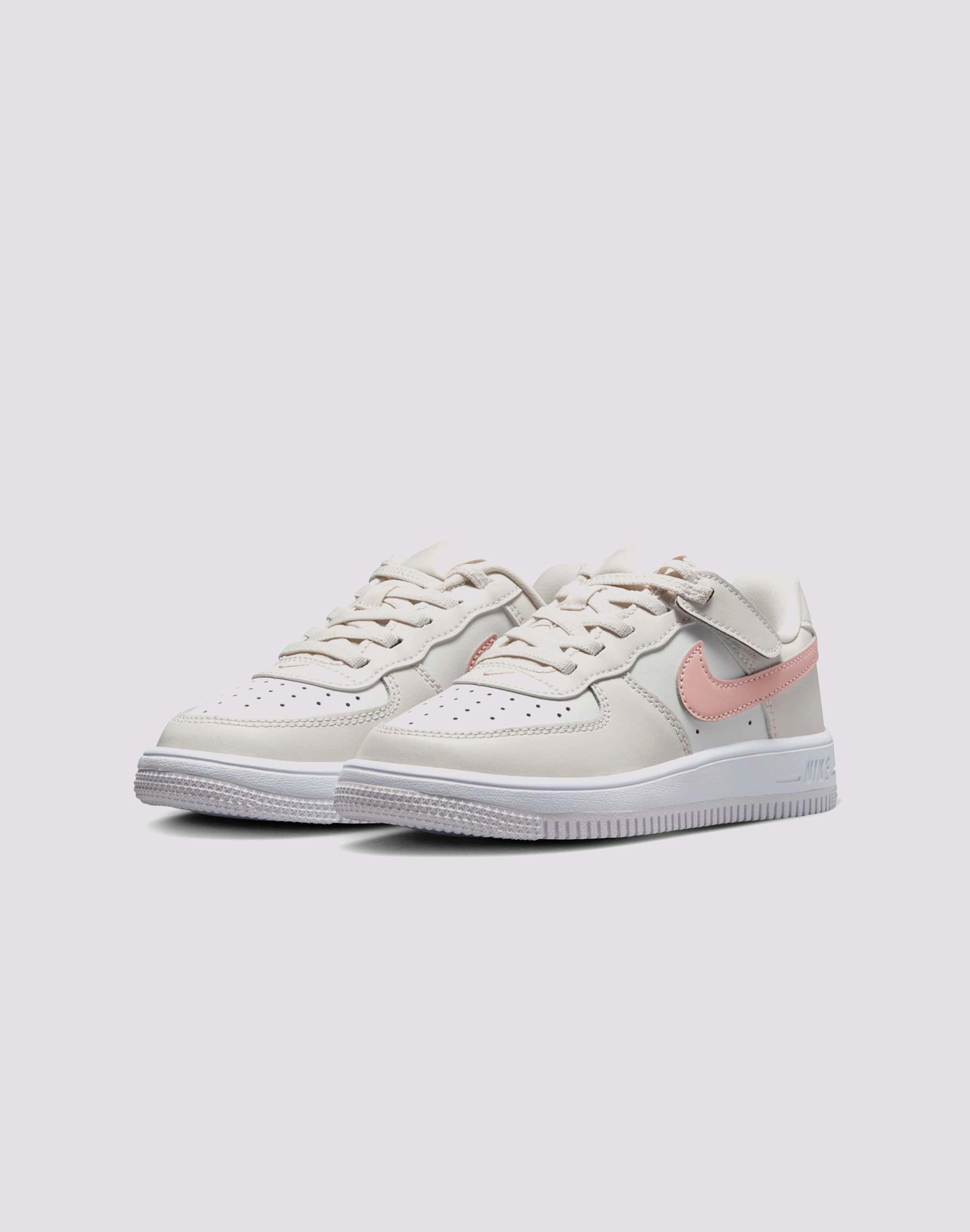 Nike Air Force 1 Low EasyOn Toddler Girls'&nbsp;"Phantom/Echo Pink/Summit White"&nbsp;Shoe Reinforced toe cap