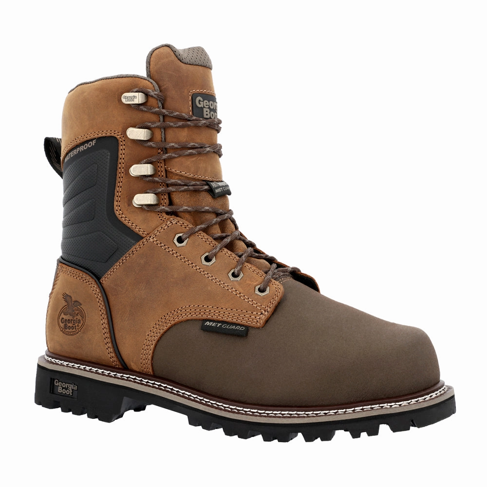 Durable Quality Brute 8 Inch Waterproof Composite Toe Work Boots