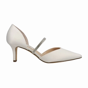 Brystol Rhinestone Pointed Toe Evening Pumps Classy comfort