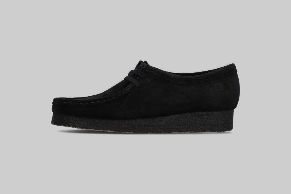 Women's Clarks Wallabee 'Black' Clean Fit Smooth Flex