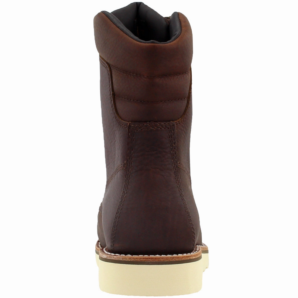 Edge Walker 8 Inch Waterproof Nano Composite Toe Lace Up Wedge Boots Breathable Protective Shoes