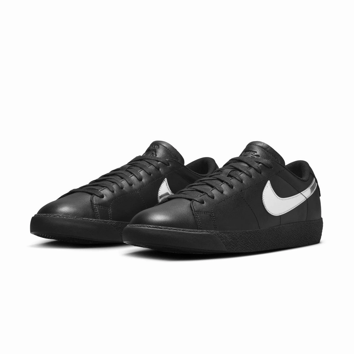 '  Dancer Skateboards SB Zoom Blazer Low 'Black Metallic Silver' Arch Support Technology Vibrant fit
