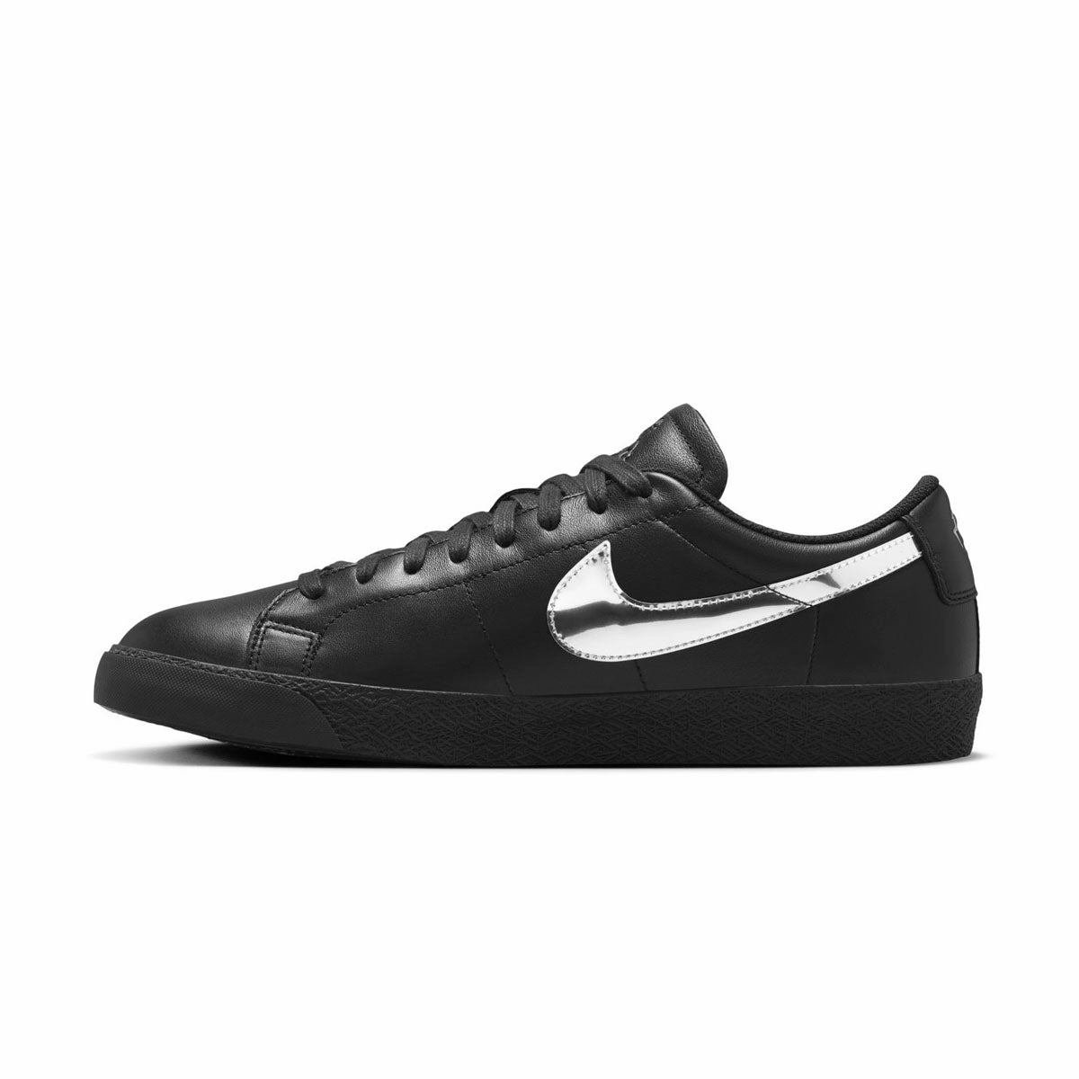 '  Dancer Skateboards SB Zoom Blazer Low 'Black Metallic Silver' Shock Absorbing Midsole