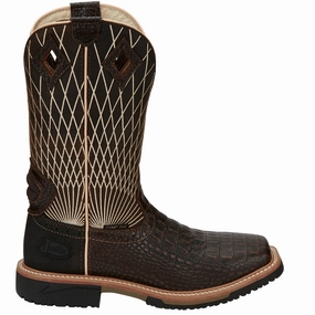 Soft Leather Derrickman 12 Inch Composite Toe Work Boots