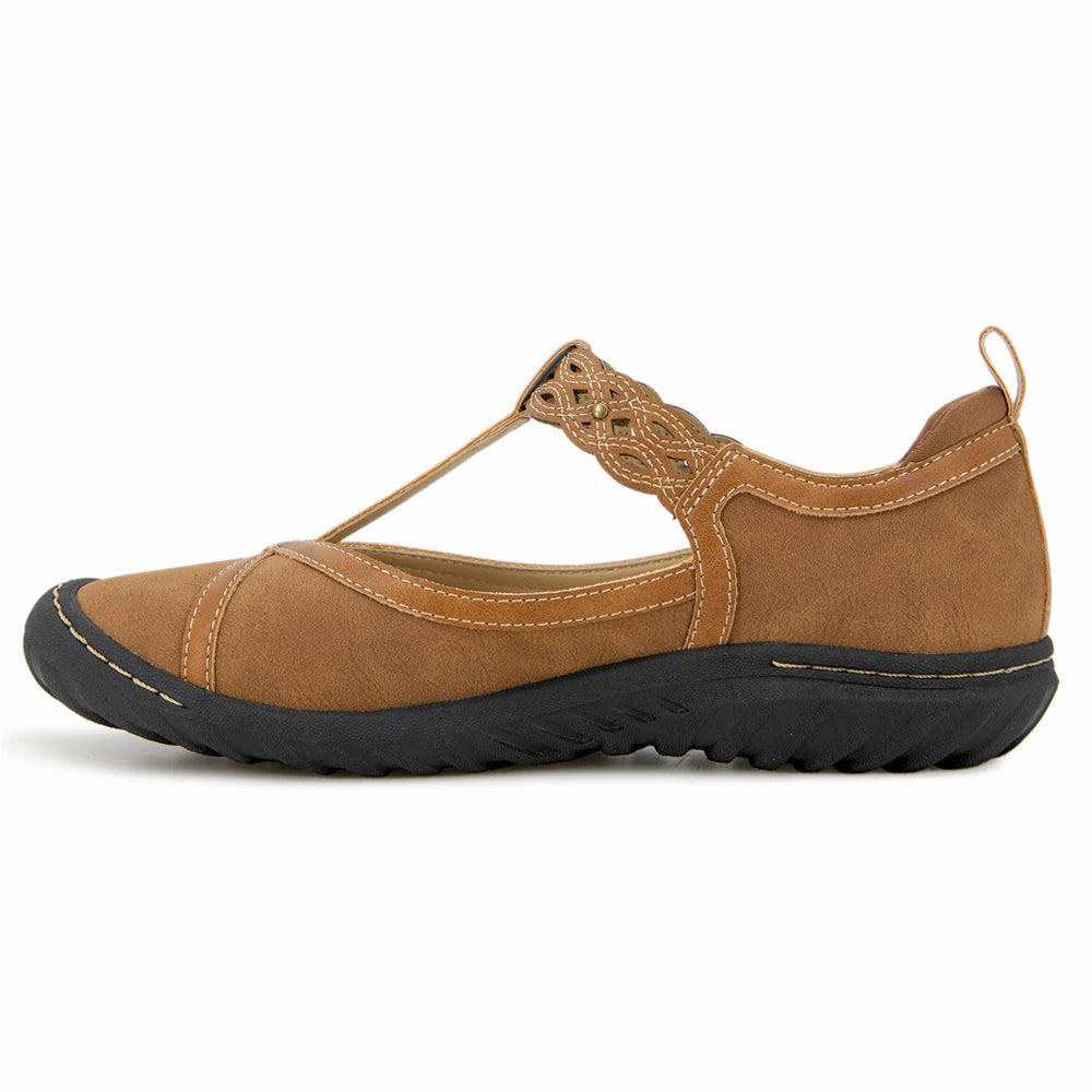 Toe Protection Stability Balance Buttercup T Strap Flats