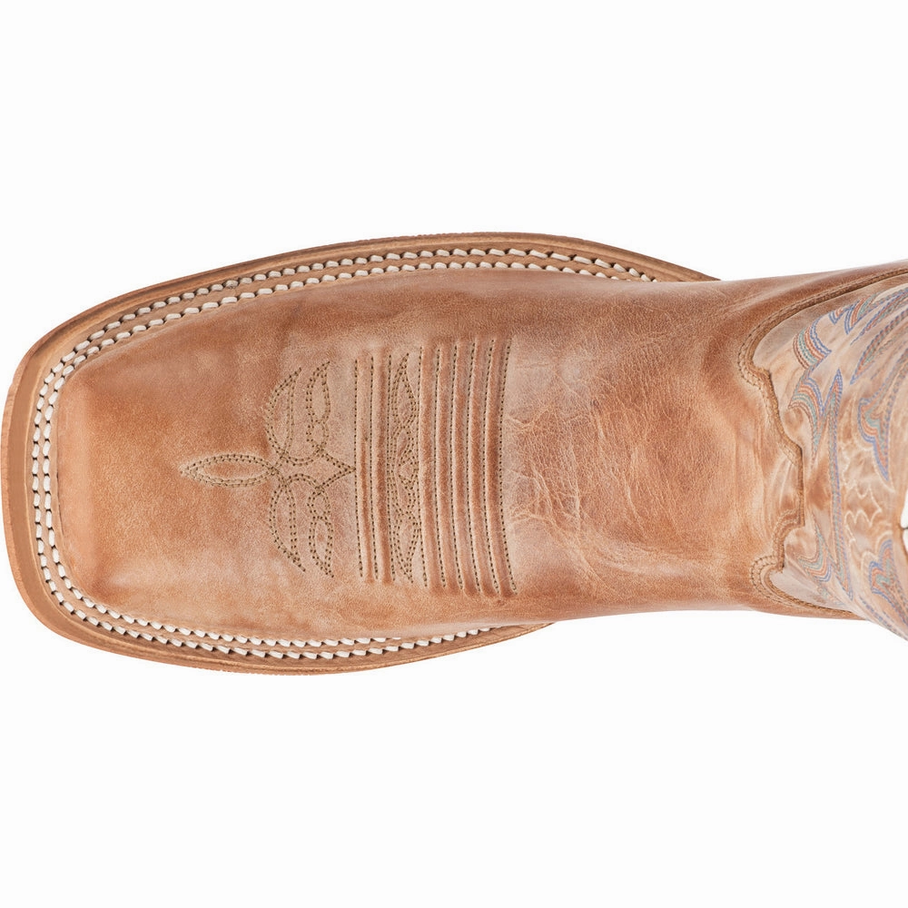 Cushioned Step Night Travel Comfortable Stride Caddo 11 Inch Square Toe Cowboy Boots