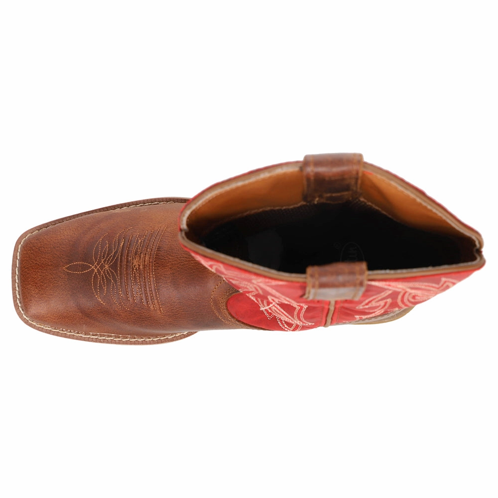 Canter 11 Inch Square Toe Cowboy Boots Stud Look Insulated Rough Trail Hiker