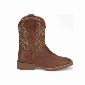 Waterproof Feature Canter Junior Square Toe Cowboy Boots (Toddler-Big Kid)
