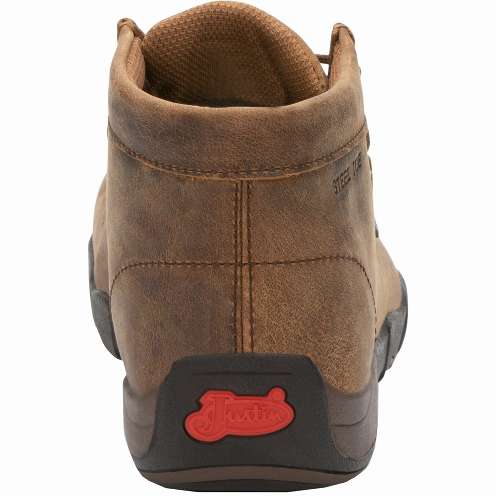 Cappie 4 Inch Steel Toe Work Boots All Day Work Boots Oil Proof Sole Shoes