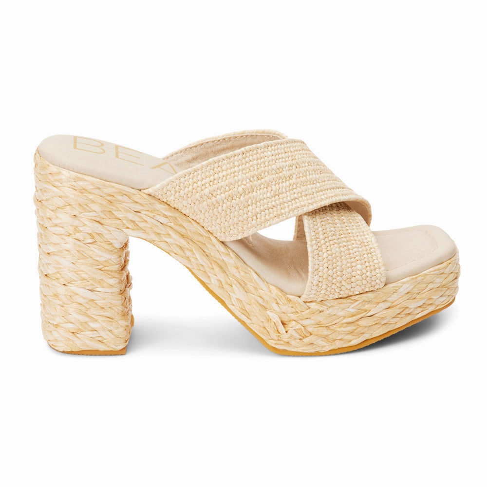adventurers most expensive Caravan Block Heel Platform Espadrille Sandals