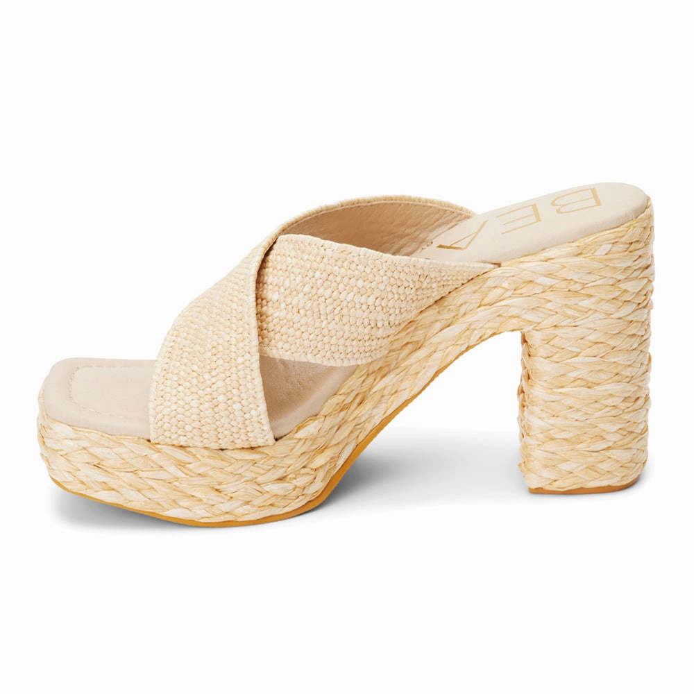 Wide Fit Compatibility Caravan Block Heel Platform Espadrille Sandals