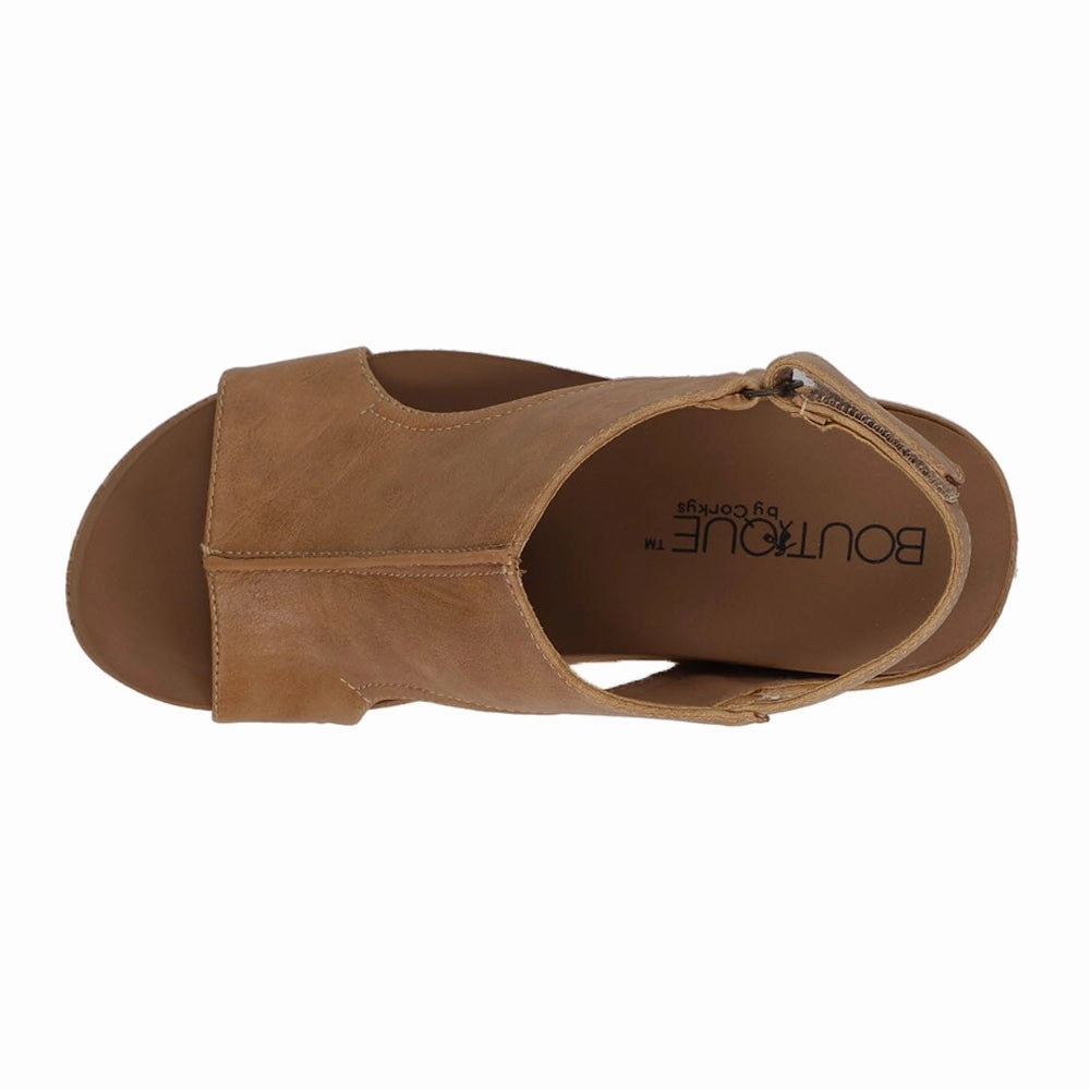 Air Circulation Design Carley Studded Slingback Wedge Sandals