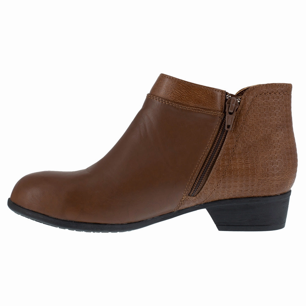 Carly 6 inch Zippered Electrical Hazard Alloy Toe Work Boots lightest Bold colors